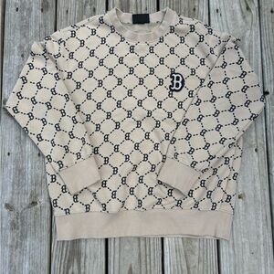 MLB Red Sox sweatshirt 3AMTM0421 Diamond B Size Small Genuine Merchandise